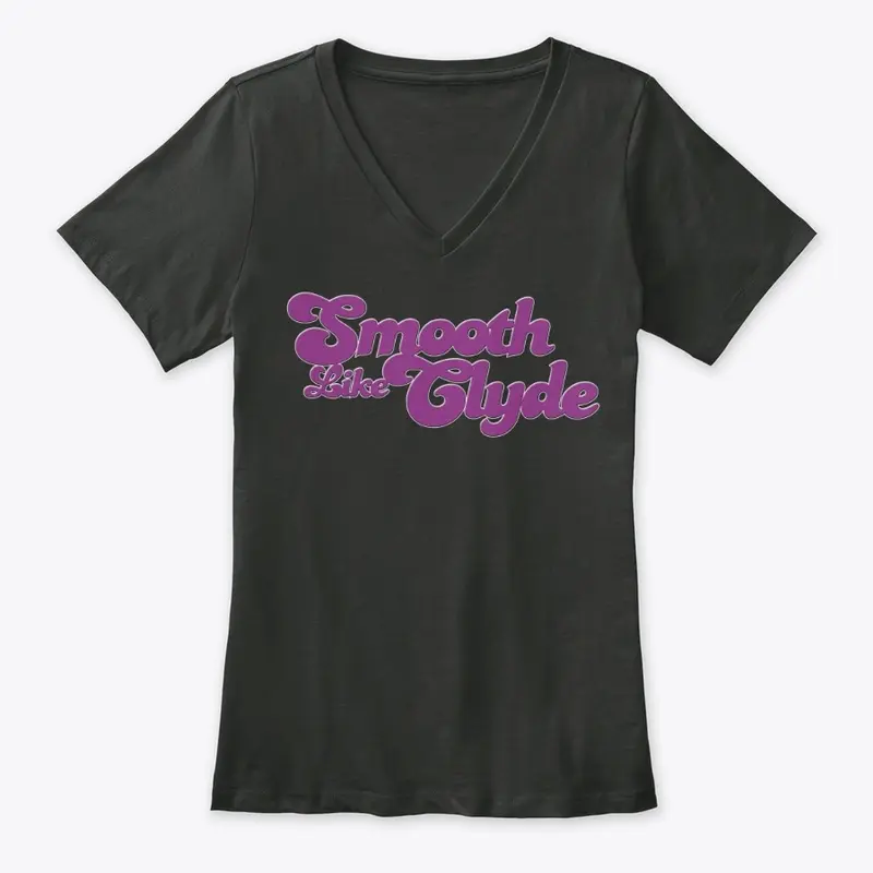 Women's Premium V-Neck (Purple Logo)